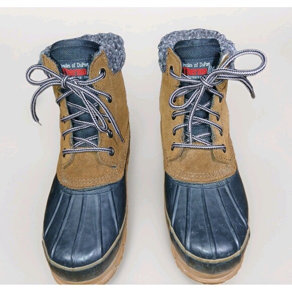 Insulated Duck Boot Thermalite Sz 7 Leather Upper Winter Snow Waterproof Toe main image 16